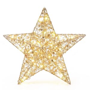 Estrella lentejuelas 50 cm led