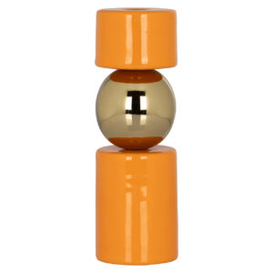 Candle holder Kira orange