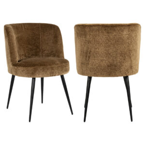 Silla de comedor Morton Cloé en color oliva