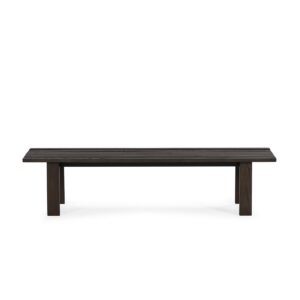 Banco 140x45x35 Madera de Fresno -- Ahumado