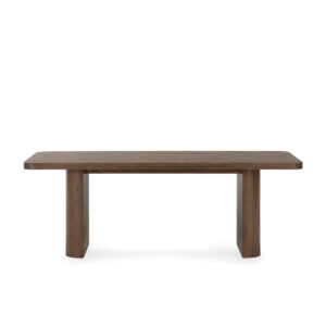 Mesa Comedor 213x101x76 Madera de Roble/Chapa de Roble -- Marrón