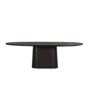 Mesa Comedor 240x110x75 Madera de Fresno -- Ahumado