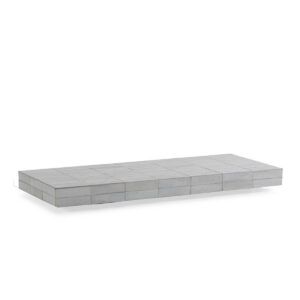 Mesa de Centro 168x72x18 Cerámica -- Blanco