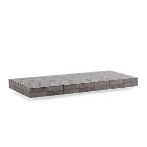 Mesa de Centro 168x72x18 Cerámica -- Gris