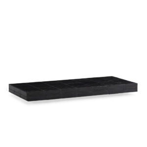 Mesa de Centro 168x72x18 Cerámica -- Negro