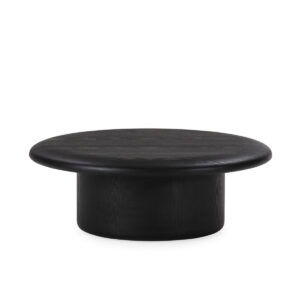 Mesa de Centro 90x90x32 Chapa Nogal/DM -- Negro