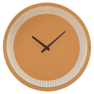 Wall lamp Julia brown - Led Clock