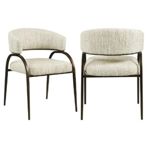 Dining chair Charda beige angora
