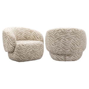 Lounge chair Milano beige tiger