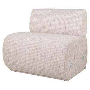 Dining bench Sorrobon trendy cream open end left straight