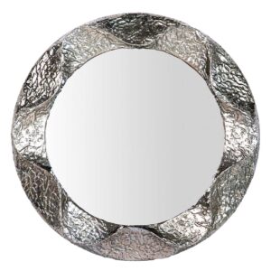 ESPEJO METAL PLATEADO 104x7x104 CM