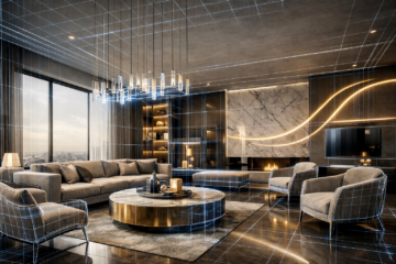Diseño de interiores digital: Del Pixel al Mármol: Cómo la Tecnología Digital Está Redefiniendo el Lujo en el Diseño de Inter