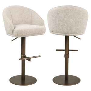 Bar stool Beverly natural fancy swivel