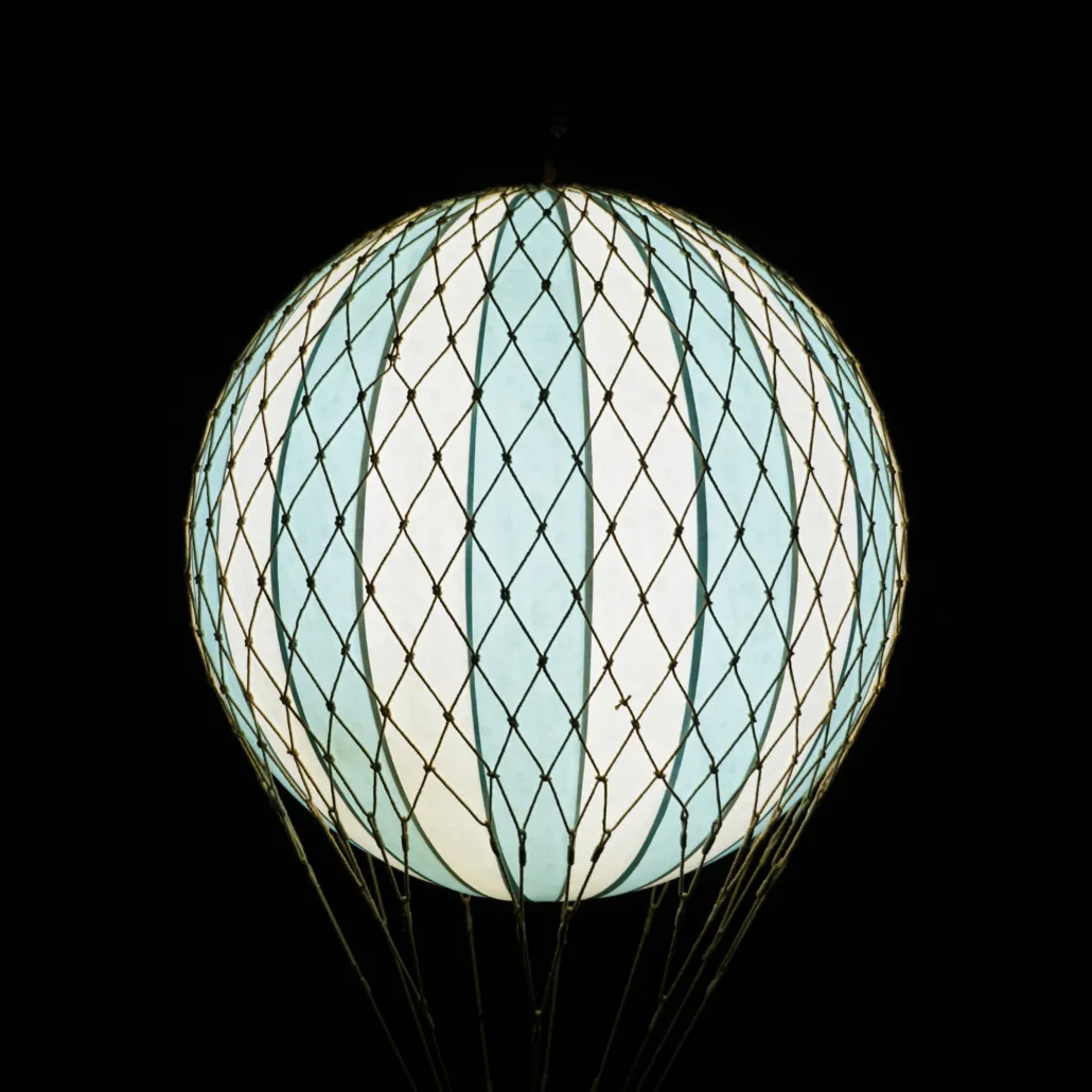 Globo Aerostático Travels LED Azul5 Globo Royal Aero LED Azul