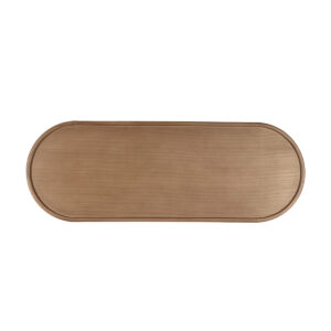 Cabecero 180x3x65 Madera de Cedro -- Marrón Miel