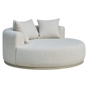 Outdoor daybed Belucci ecru round