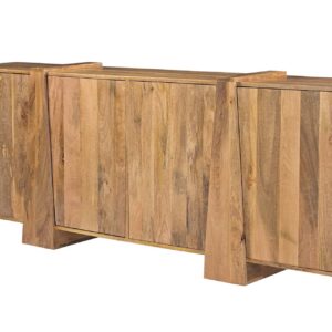 APARADOR MADERA MINDI MARRON 200x40x80 CM