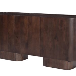 APARADOR MADERA MINDI MARRON 170x40x75 CM