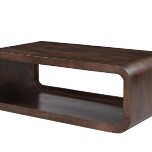 MESA CENTRO MADERA MINDI MARRON 120x60x40 CM