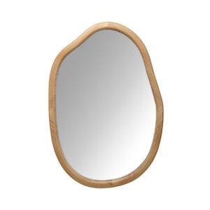 ESPEJO MARCO DE MADERA MARRON 55x7x81 CM
