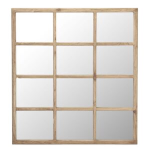 ESPEJO VENTANA MADERA MINDI MARRON 120x5x130 CM
