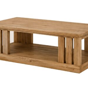 MESA DE CENTRO MADERA MINDI MARRON 120x60x45 CM