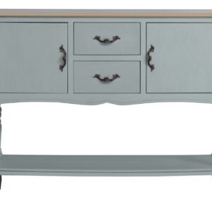 CONSOLA CAJONES PUERTAS PINO MDF AGUA 106x28x81CM