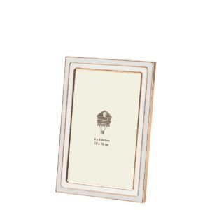 PORTAFOTOS METAL MARRON BEIGE 10x15 CM