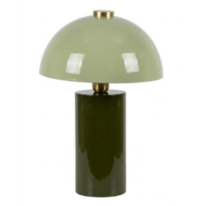 LAMPARA METAL VERDE 30x30x47 CM