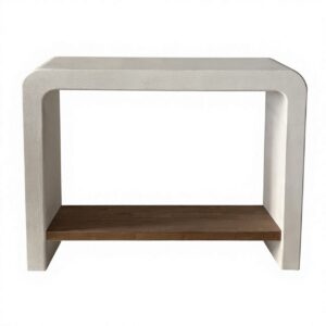 CONSOLA MDF PINO BLANCO NATURAL 120x38x80,5 CM