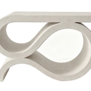 CONSOLA MDF BLANCA 119x36x80 CM