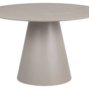 MESA DE COMEDOR MDF GRIS 120x120x75 CM