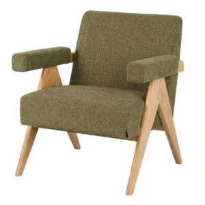 SILLON CHENILLA VERDE 74x76x85 CM