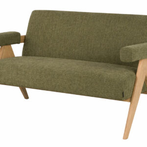 SOFA CHENILLA VERDE 134x76x85 CM