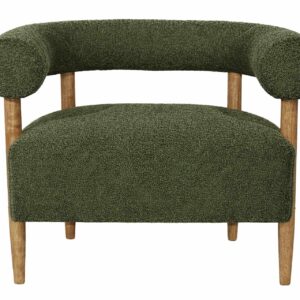 SILLON CHENILLA VERDE 82x67x70 CM