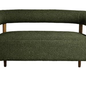 SOFA CHENILLA VERDE 143x67x70 CM