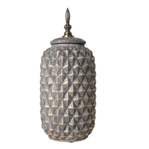 TIBOR CERAMICA RELIEVE MARRON 15x15x29 CM