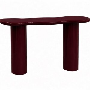 CONSOLA BURDEOS SUTURA 120x35x76 CM