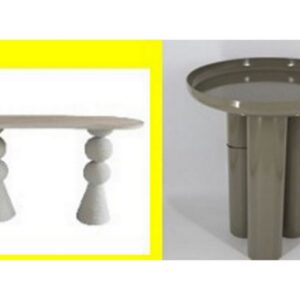 CONSOLA METAL MDF GRIS 120x40x75 CM