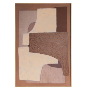 CUADRO ABSTRACTO 80% PINTADO A MANO 83x4x123 CM