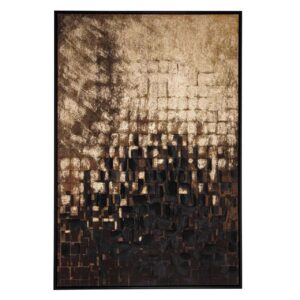 CUADRO ABSTACTO 80% PINTADO A MANO 83x4x123 CM