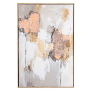 CUADRO ABSTRACTO 80% PINTADO A MANO 83x4x123 CM