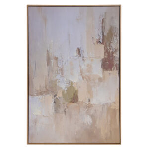 CUADRO ABSTRACTO 80% PINTADO A MANO 83x4x123 CM