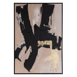CUADRO ABSTRACTO 80% PINTADO A MANO 83x4x123 CM