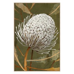 CUADRO FLOR 80% PINTADO A MANO 83x4x123 CM