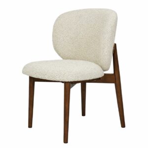 SILLA BOUCLE MADERA ROBLE 58x63x82 CM