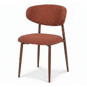 SILLA CHENILLA PATAS METAL COS 54x55x83 CM