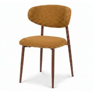 SILLA CHENILLA PATAS METAL COS 54x55x83 CM