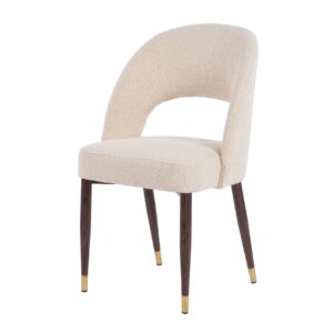 SILLA VELVET BEIGE HOUSTON 56x58x83 CM