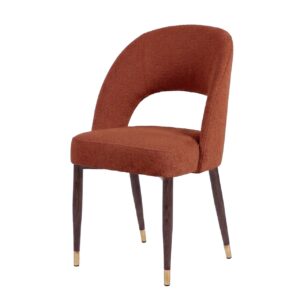 SILLA VELVET MARRON HOUSTON 56x58x83 CM